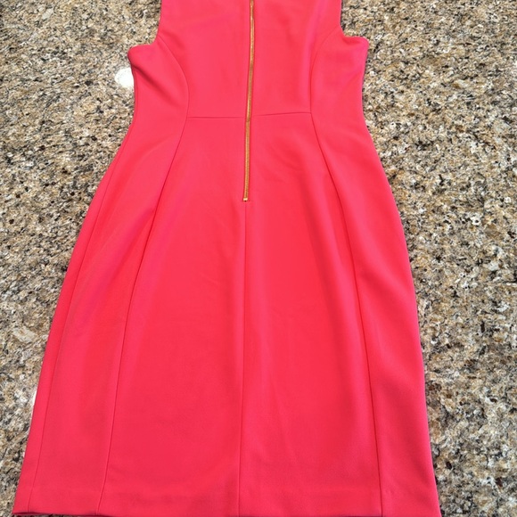Calvin Klein coral dress, size 10, like new! - Picture 3 of 4